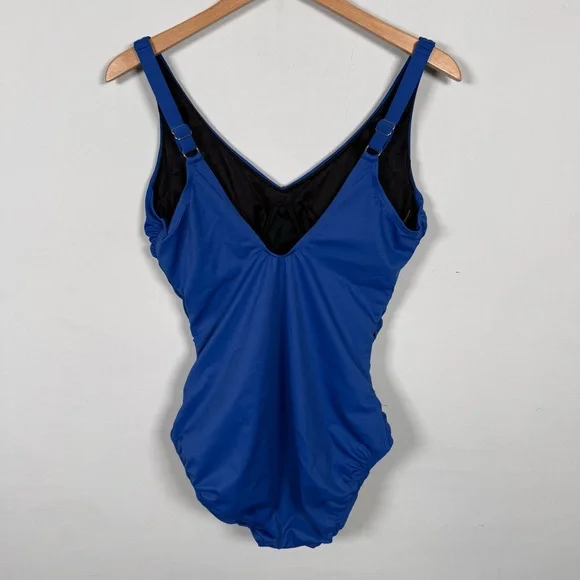 Talbots X Miraclesuit Firm Control One-Piece Swimsuit, Size 14, Great Condition